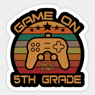 game on 5th grade Sticker